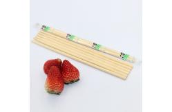 China Custom Eco Friendly Takeaway Round Bamboo Chopsticks supplier
