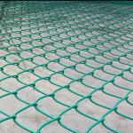 Garden Diamond Chain Link Fence 3-4mm Diameter Mesh