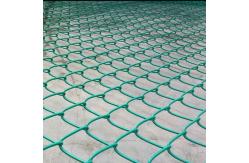 China Garden Diamond Chain Link Fence 3-4mm Diameter Mesh supplier