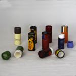 CMYK Color Paper Tube Packaging Matt Lamination Paper Cosmetic Container for sale