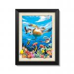 PET Material Printing 5D 3D Lenticular Picture Printing For Home Decoration for sale