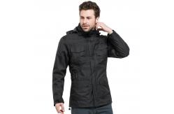 China 2 Pieces Camping Coat Seamless Waterproof Zipper Adjustable Cuff Hign Density supplier
