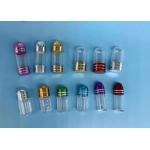 2ml Capsule Packaging Bottles Hot Stamping 11mm Small Pill Jars for sale