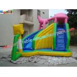 Commercial 0.55 mm PVC Tarpaulin Outdoor Inflatable Water Slides Pool For Childrens for sale