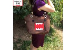China OEM Custom Plush Bag Single Shoulder Fasionable Girls Fluffy Animal Backpacks supplier