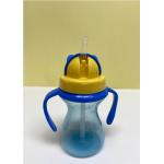 6oz Baby Weighted Straw Cup With Flip Lid Customized Logo for sale