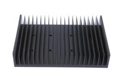 China 6063 Aluminium Heatsink Extrusion Anodized Cnc Machining Inverter supplier