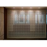 Vertical / Multi Fold Decorative Metal Screen Panels Customized Patterns
