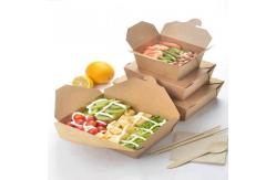 China OEM Disposable Box Packaging For Food Custom Print Box Biodegradable supplier