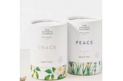 China Food Grade Recycled Cardboard Tea Boxes Cylinder Coffee Packaging Box supplier