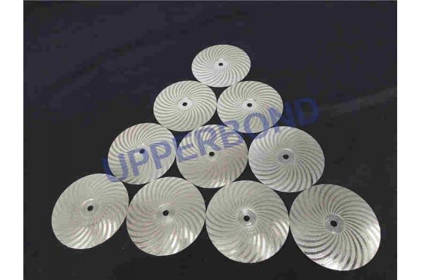 Frosted Blackened Cigarette Maker 80mm Alloy Grinding Wheel