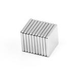 10x10x1.2  zinc plating block shape neodymium magnet permanent type for sale