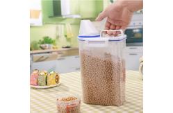 China 4lbs Airtight Rice Containers 2.5L 3L Plastic Kitchen Organizer supplier
