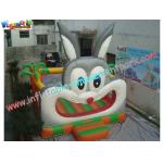 Inflatable Rabbit Commercial Bouncy Castles With CE / EN14960