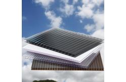 China PE Covered Anti UV Polycarbonate Panel For Indoor Construction supplier