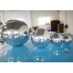 Hanging Silver Inflatable Mirror Ball / Inflatable Mirror Balloon EN14960 for sale