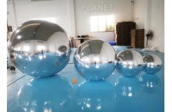China Hanging Silver Inflatable Mirror Ball / Inflatable Mirror Balloon EN14960 supplier