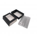 31*6.5*2.5cm Drawer Paper Gift Box Packaging Matte Black Macaron Boxes for sale