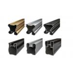 Extruded Profile Bronze Powder Coating , Adhesive Aluminium Powder Coated for sale