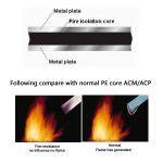Multipurpose Fire Rated Aluminum Composite Panel B1 A2 Waterproof Nontoxic composite aluminum panels