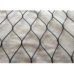 Black Oxide Coated Stainless Steel Rope Net Cable Mesh Stainless Steel for sale