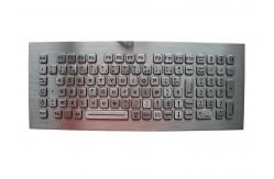 China Embedded Rugged Backlit USB Keyboard IP67 Kiosk Stainless Steel Industrial Keyboard supplier