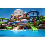 Kids Fiberglass Water Park Slide Outdoor Water Play Carnival Rides for sale