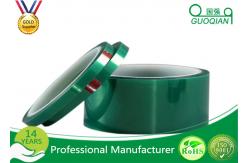 China Green Insulated Electrical Tapes 200C No Printing For Paint Masking supplier