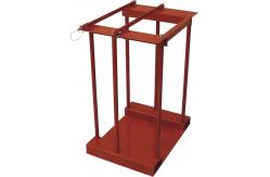 China Security Storage Steel Gas Cylinder Caddy With Hinged Retain Bar BN8040501 supplier