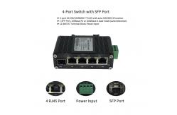 China 100/1000X SFP Gigabit Ethernet Switch Aluminum Case 48VDC supplier