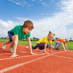 IAAF Synthetic Sports Flooring Surfaces For Volleyball Court Waterproof for sale