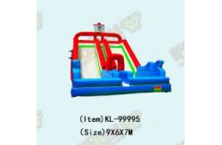 China Children Fun Park Inflatable Two Lane Big Slide For Rentals supplier