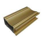 Shower Room / Kitchen Sand Golden 6m Brushed Aluminium Profiles for sale