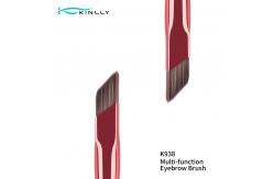 China Multi Functional Angled Eyebrow Brush Ergonomic Shape Contour Concealer Brush supplier