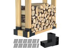 China Adjustable Heavy Duty Firewood Rack Bracket for 2x3 Timber Single-side Structure supplier