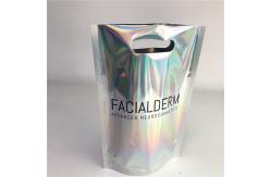 China Gravure Printing Mylar Foil Pouch Packaging Plastic Zipper Custom Hologram Bag supplier