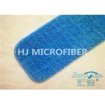 Blue 80% Polyester Commercial Microfiber Floor Mop Pads With for sale