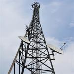 30-80m Galvanized Telecommunication  Mast 3 Legged Angular Steel Tower