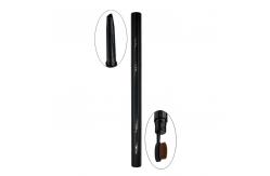 China Custom Waterproof Auto Eyebrow Pencil With Brush Silk Screen Printing supplier