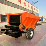 Double Discs Fertilizer Manure Spreader Evenly Sprinkle Materials Corrosion Resistant for sale
