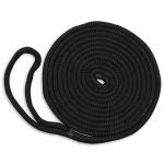 9mmx15ft Double Briaded Nylon Dock Line With Spliced Eyes