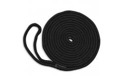 China 9mmx15ft Double Briaded Nylon Dock Line With Spliced Eyes supplier