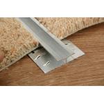 China Top Skirting Board Polished Aluminum Carpet Trim 25mm manufacturer