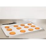 RK Bakeware China Foodservice NSF Full Size 18X26 16 Gauge Aluminum Baking Tray Wire In Rim Aluminum Bun Sheet Pan for sale