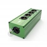 Audio DMX512 4 Channel Signal Extender RJ45 to 4 XLR Cat5 Male Female Network Signal Extender for sale