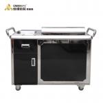 Outdoor Mobile Non-Stick Teppanyaki Grill for Buffet for sale