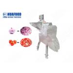 HDF Fast Tomato Onion Dicing Multifunction Vegetable Cutting Machine 1000KG/H for sale