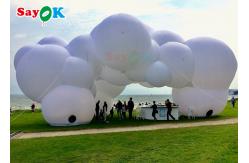 China Event PVC Custom Cloud Shaped Balloons With Two Sides Digital Printing supplier
