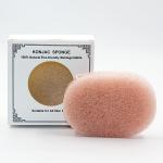 5g Oval Bath Sponge Green Tea Konjac Exfoliating Sponge For Sensitive Skin for sale