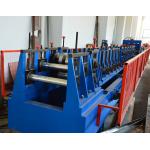 Automatic Adjustment CZ Purlin Roll Forming Machine With Hole , Chain Drive Pre Cutting for sale